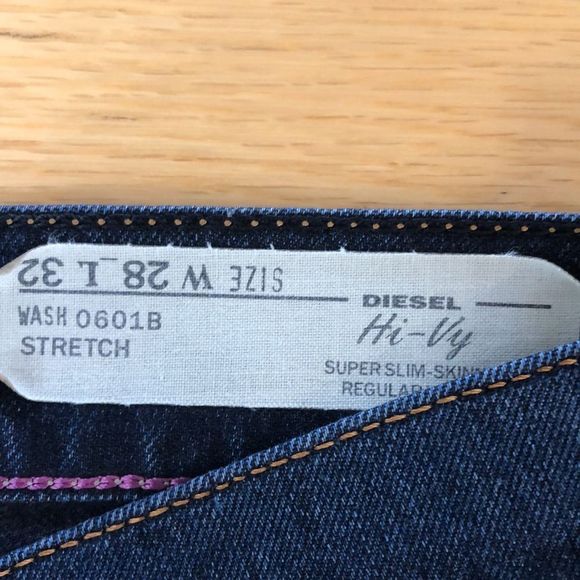 Diesel super slim skinny size 28 - Picture 3 of 10